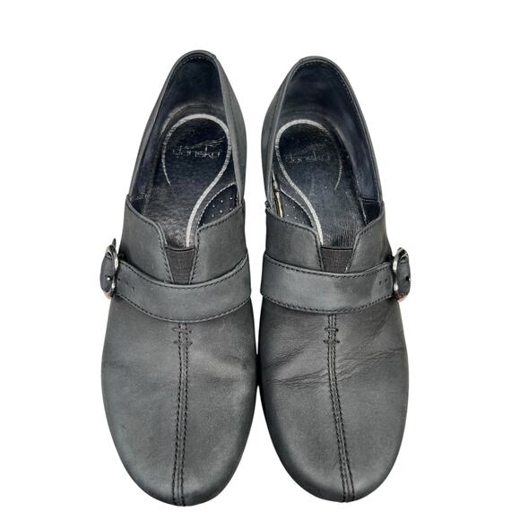 Dansko Women’s Tamara Grey Black Nubuck Slip On Clogs Size 40 US 9.5/10 - Picture 8 of 11